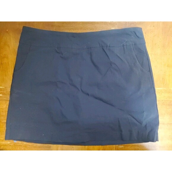 Zac & Rachel Navy Blue Skort Skirt Stretch Pockets Athletic Athleisure Size XL - Picture 1 of 6